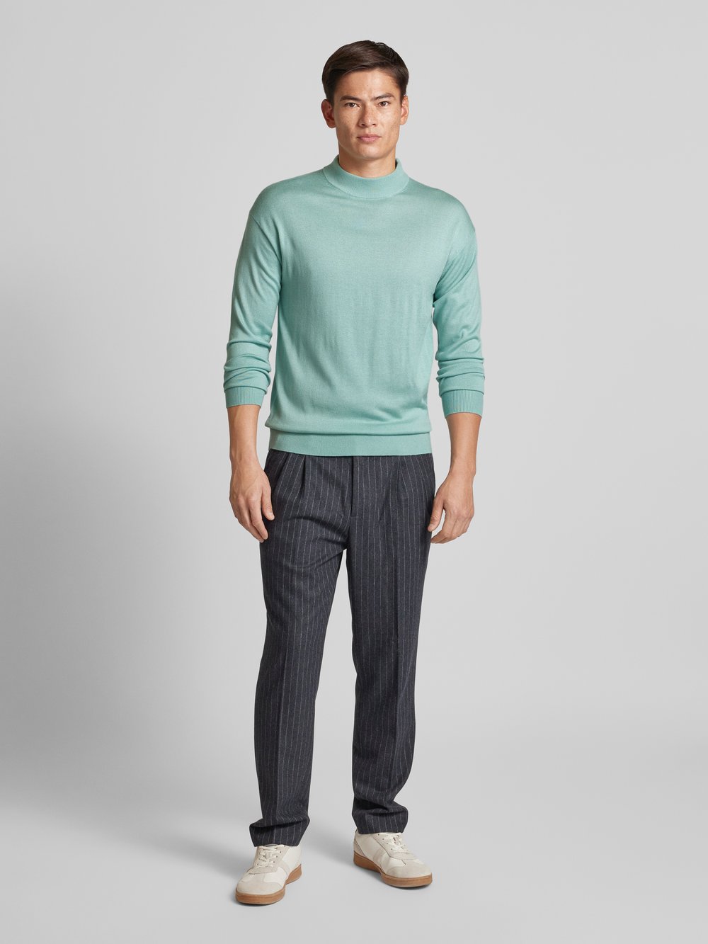 

Вязаный свитер с ребристыми манжетами Scotch & Soda