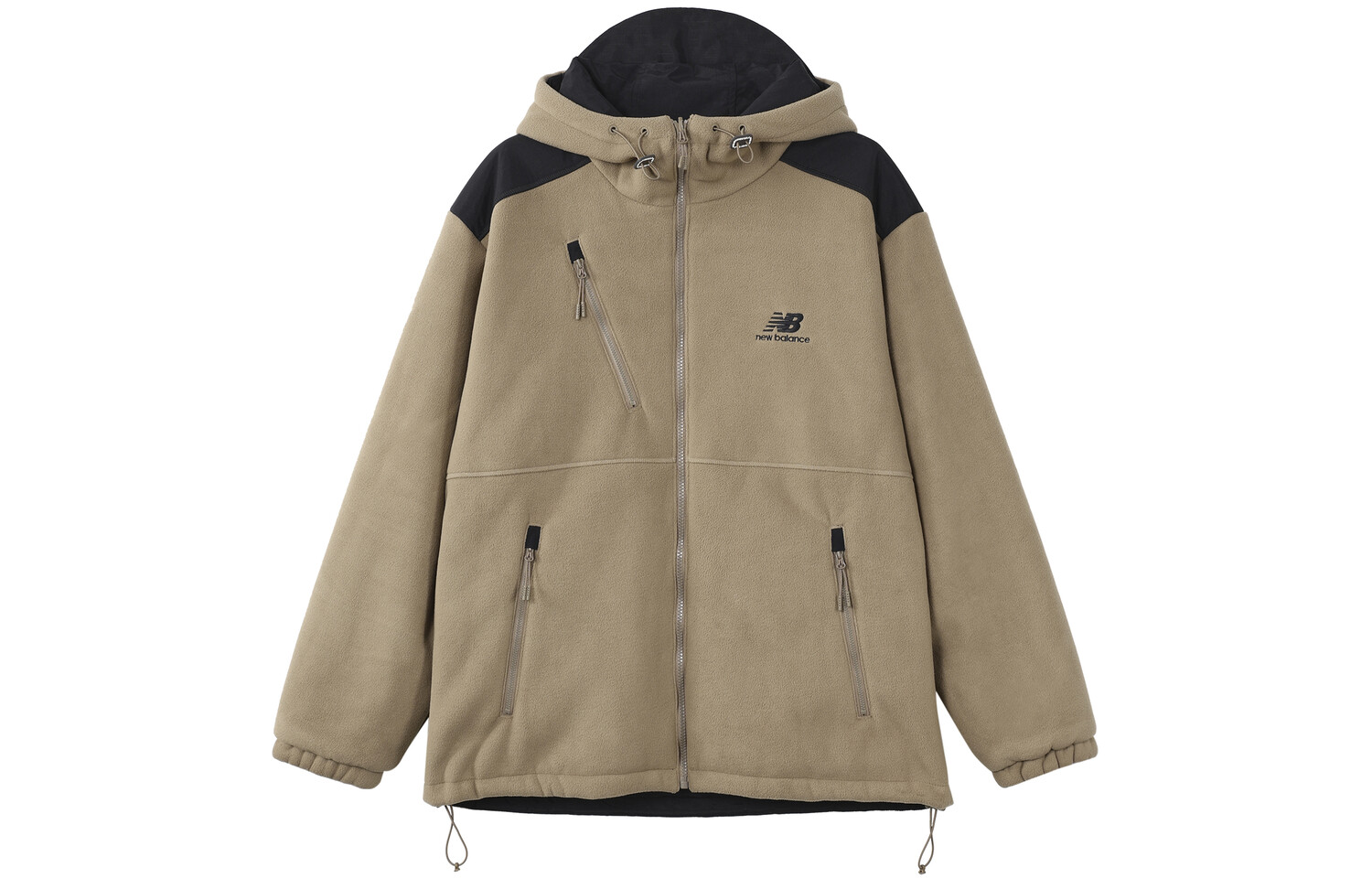 

Бархатная куртка унисекс хаки New Balance, хаки