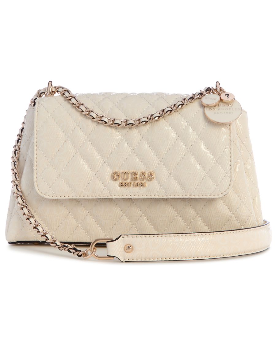 

Сумка-трансформер Isemay с небольшим клапаном GUESS, Off White