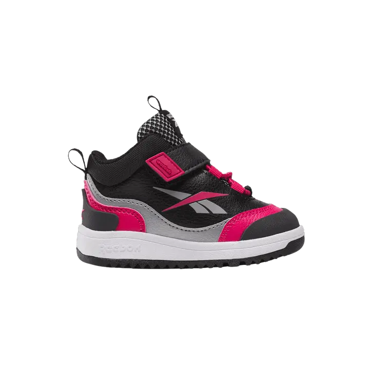 

Кроссовки Reebok Weebok Storm X Toddler Black Bold Pink Grey, черный