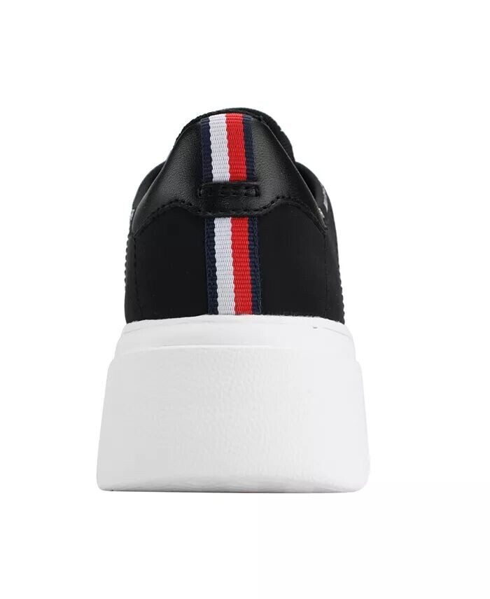 Женские легкие кроссовки Grazie на шнуровке Tommy Hilfiger, черный — фото 3