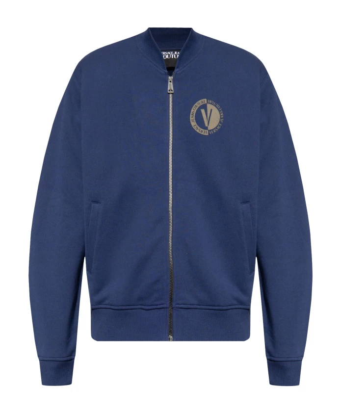 

Толстовка на молнии Versace Jeans Couture, синий