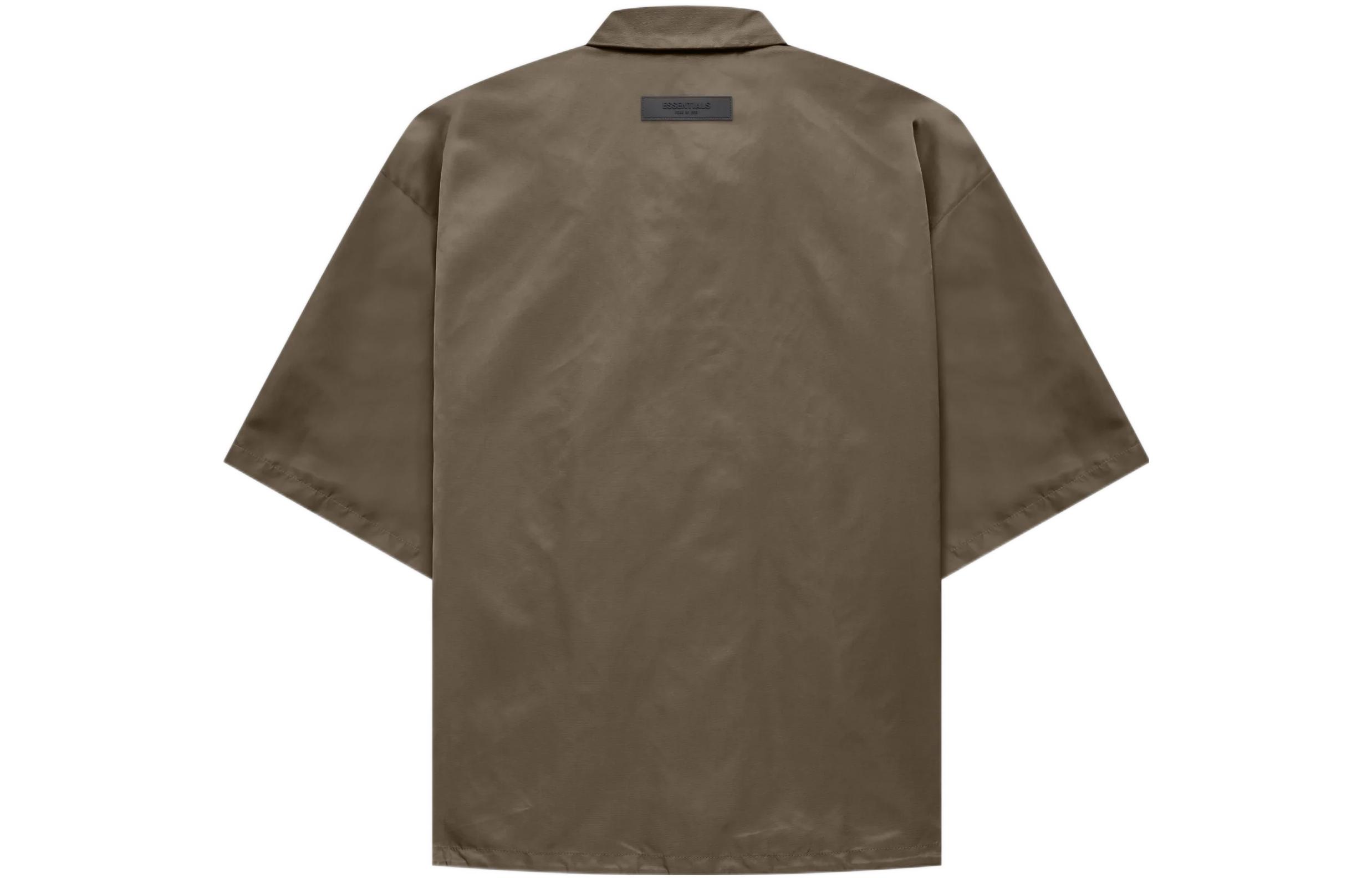 Футболка из нейлона Fear Of God Essentials, Дерево Кофе — фото 3