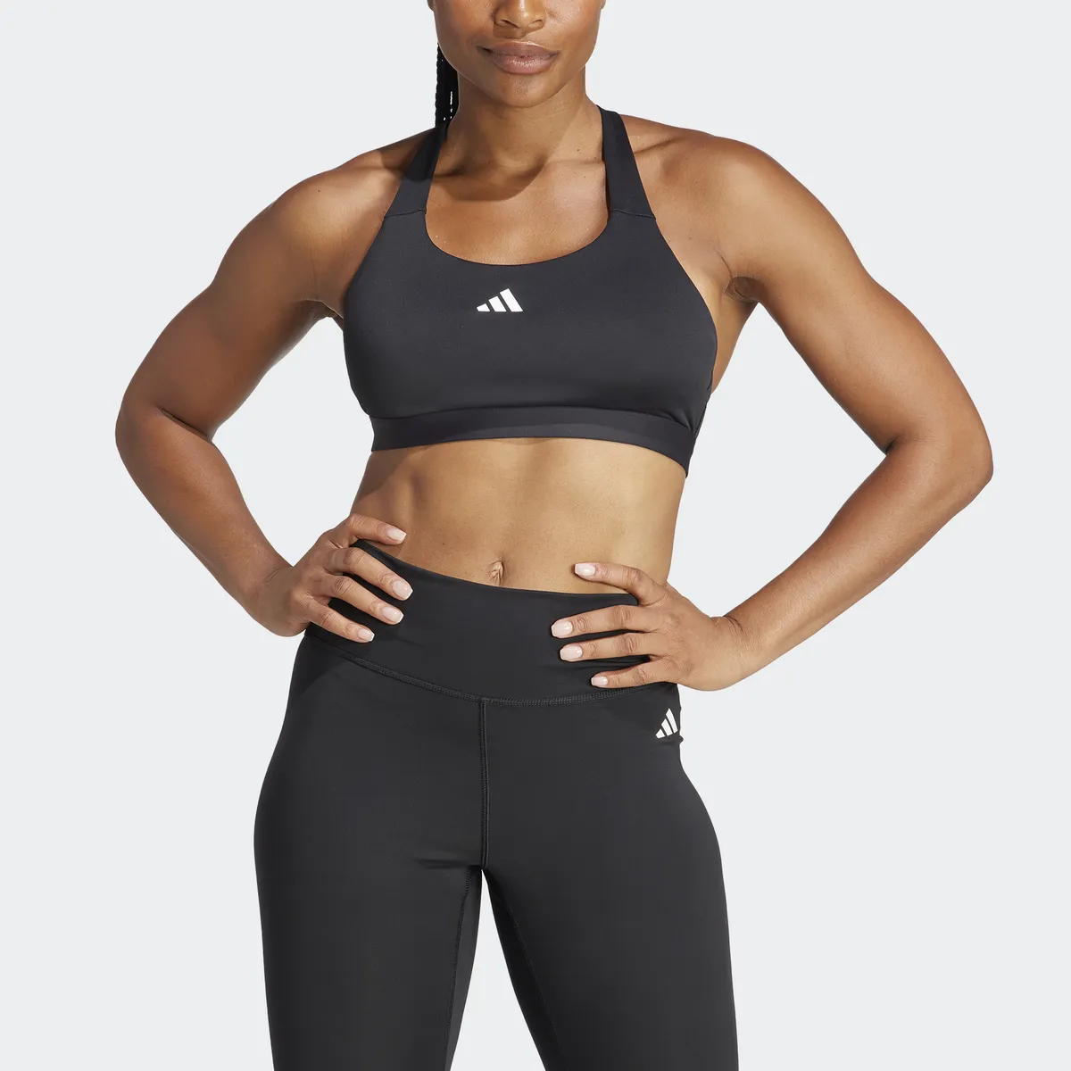 

Спортивный бюстгальтер adidas Performance "TLRDRCT HS BRA", черный