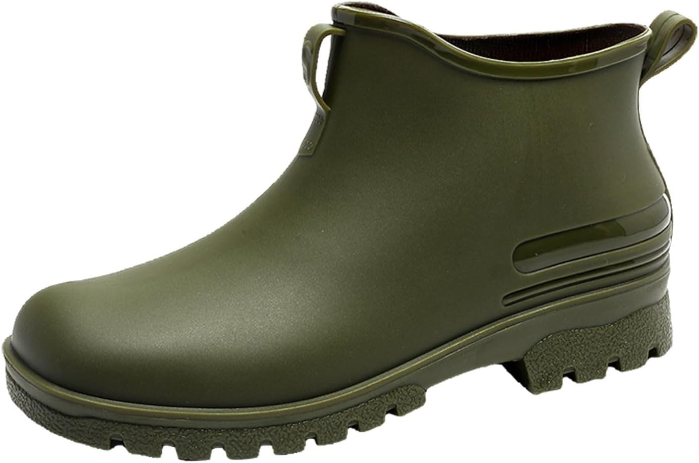 

Непромокаемые ботинки для улицы, универсальные водные ботинки с толстой подошвой, удобные, нескользящие, кухонные резиботинки, мужские и женские резисапоги для женщин, для кур Generic, зеленый