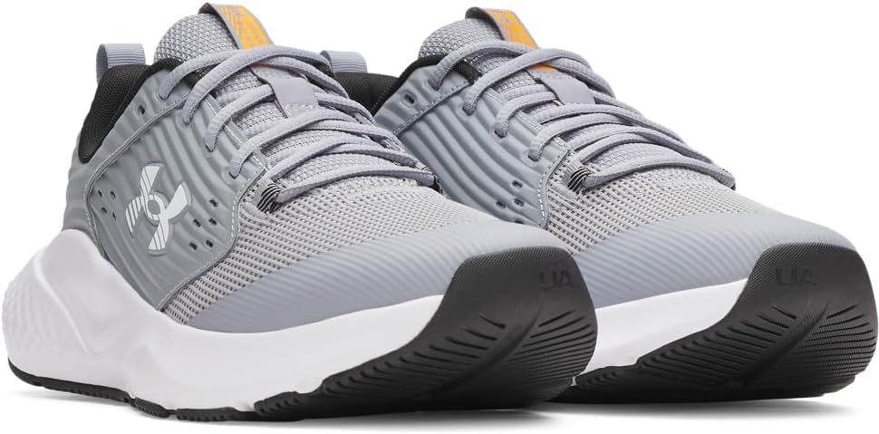Кроссовки Under Armour Men's Charged Commit Trainer 4, (035) Steel/White/White — фото 3