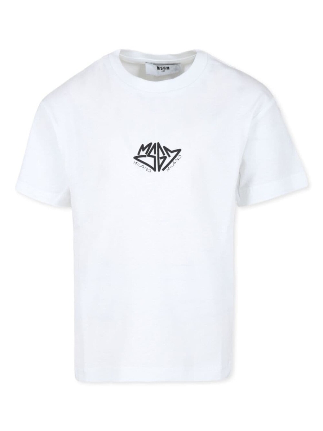 

MSGM Kids футболка с логотипом, белый