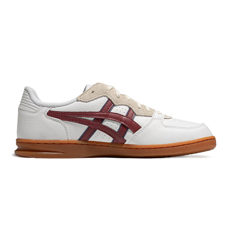 Низкие немецкие армейские кроссовки casual для скейтборда unisex ASICS, белый/красный — фото 3