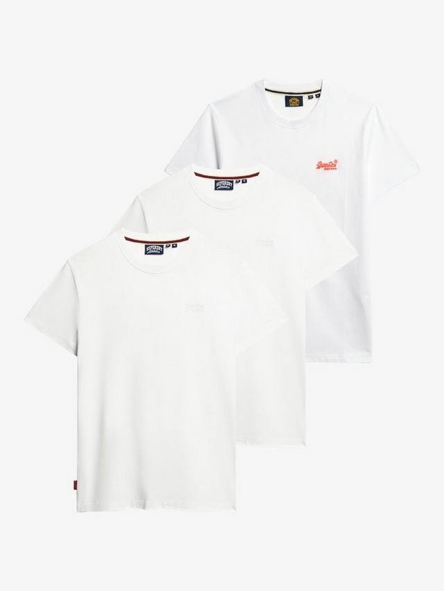 

Футболка хлопковая с коротким рукавом Regular Fit Superdry, Pack of 3