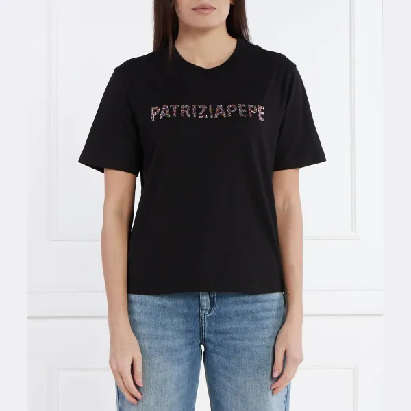 

Футболка стандартного кроя Patrizia Pepe, черный
