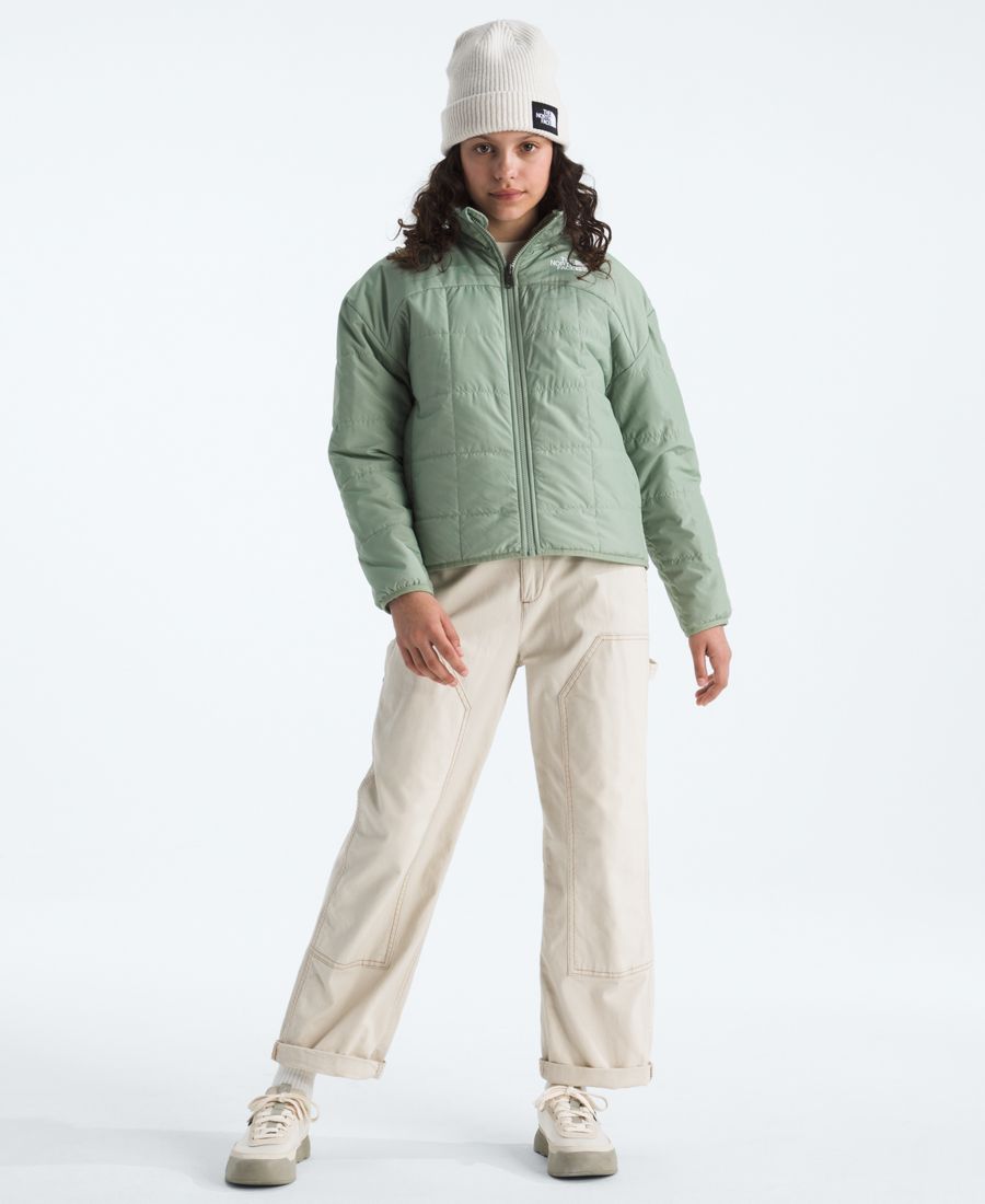 

Двусторонняя куртка Shasta на молнии для девочек 6-16 лет The North Face, Slate Moss