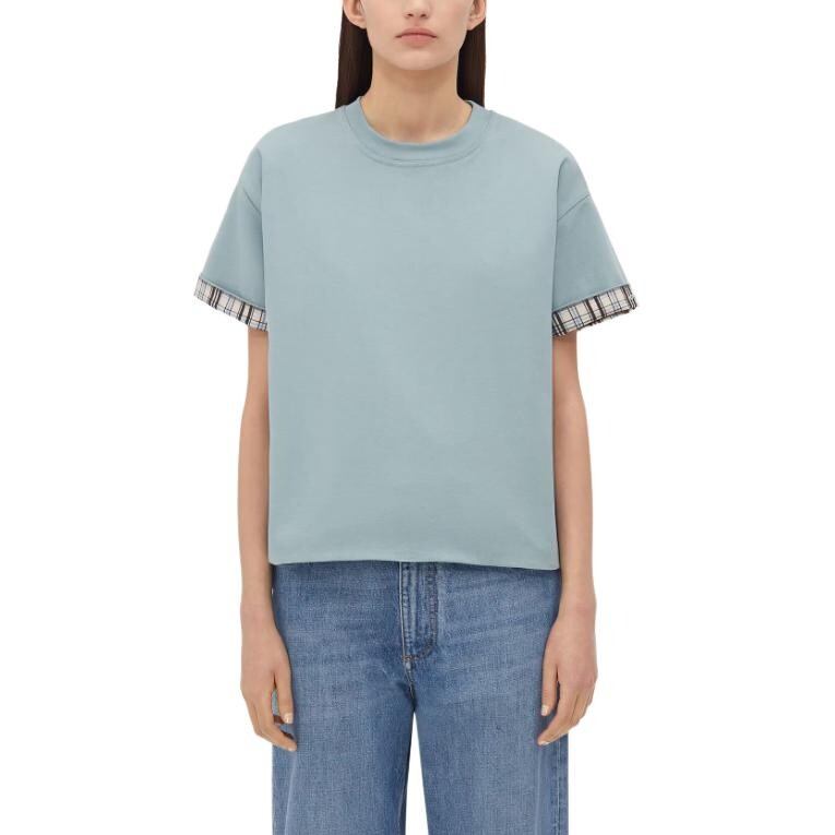 

Футболка женская стально-синяя Bottega Veneta