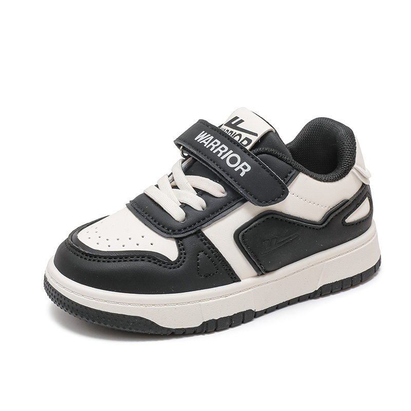 

Warrior Slip Resistant, Abrasion Resistant, Lightweight Low Top Детские скейтбординговые туфли Kids', Черный/Бежевый