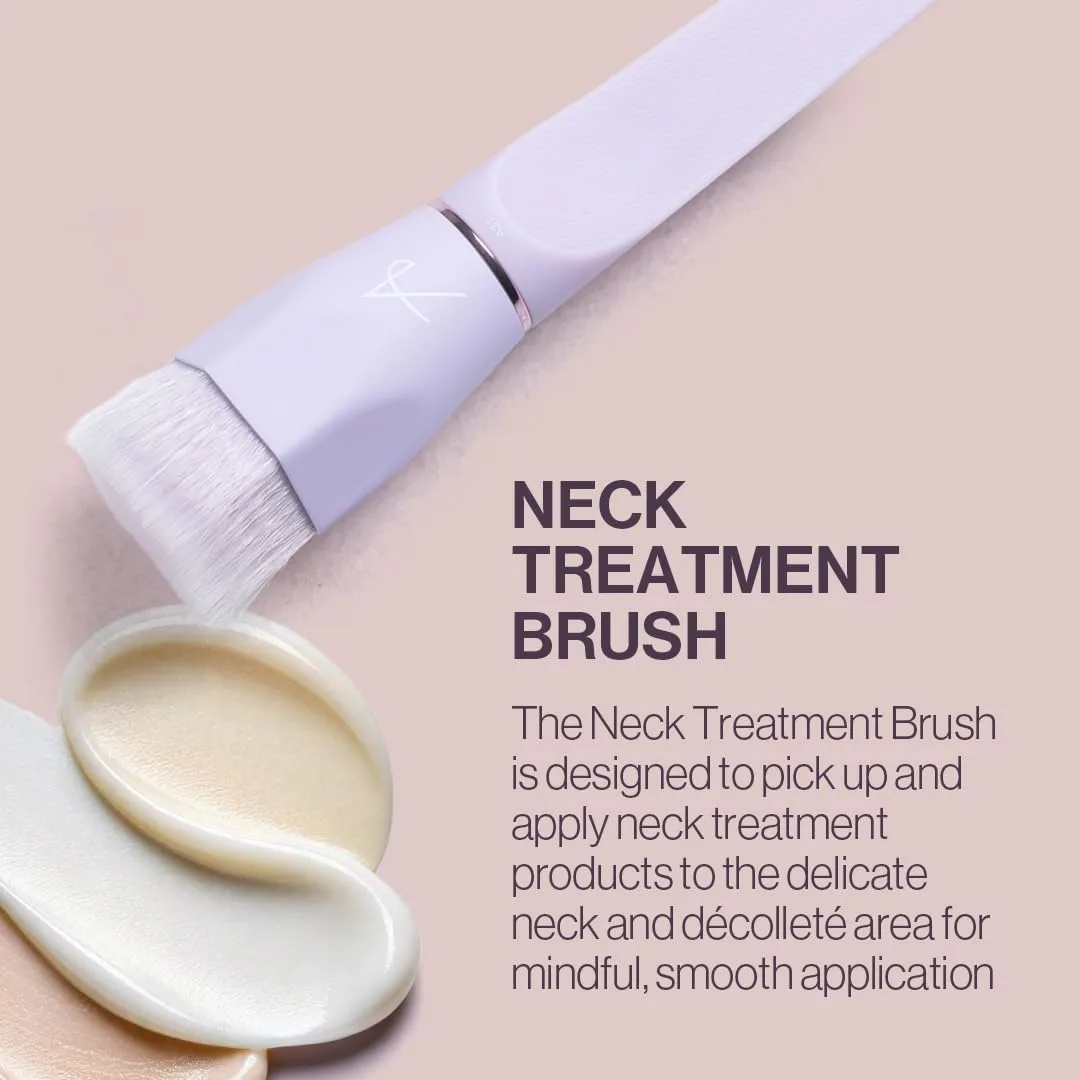 Кисть для ухода за шеей Anisa Beauty | Инструмент для нанесения средств на шею, Light Grey — фото 3