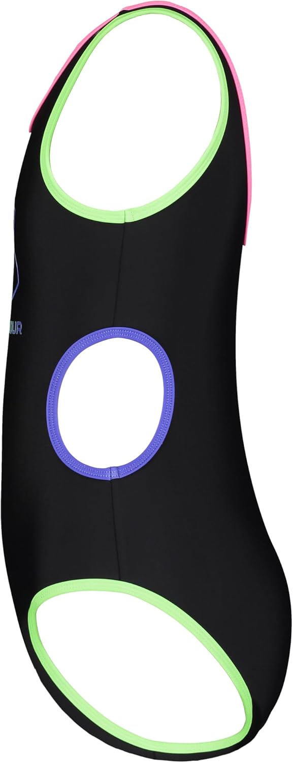 Under Armour Girls Girls' One Piece Swimsuit, Black — фото 3