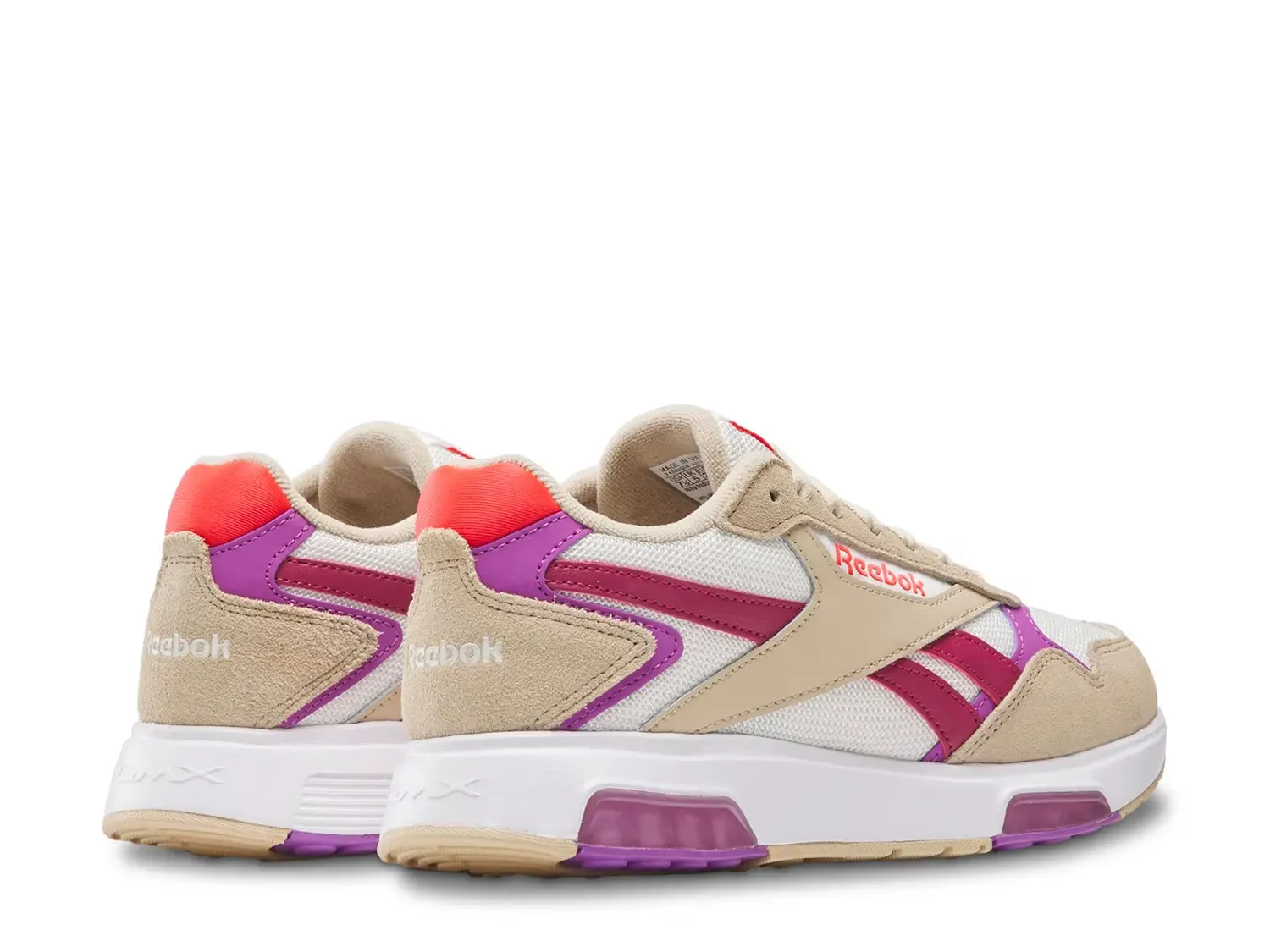 Женские кроссовки для бега Glide DMX Reebok, White/Multicolor — фото 3