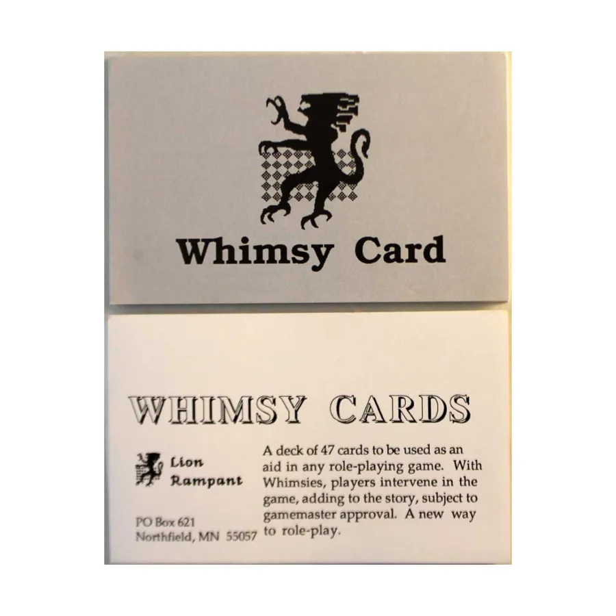 

Причудливые карты (2-е издание), Ars Magica (Lion Rampant)