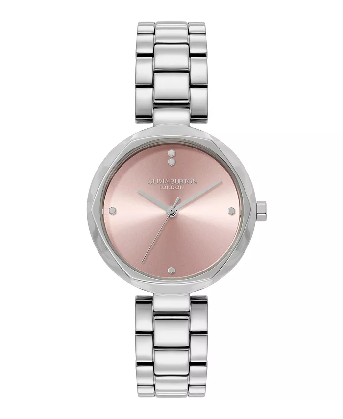 

Женские наручные часы Dimension Silver Tone, 32 мм Olivia Burton