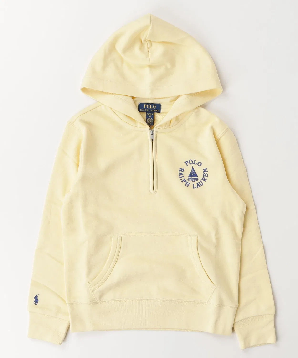 Худи Polo Ralph Lauren с логотипом и вышивкой, жёлтое — фото 3