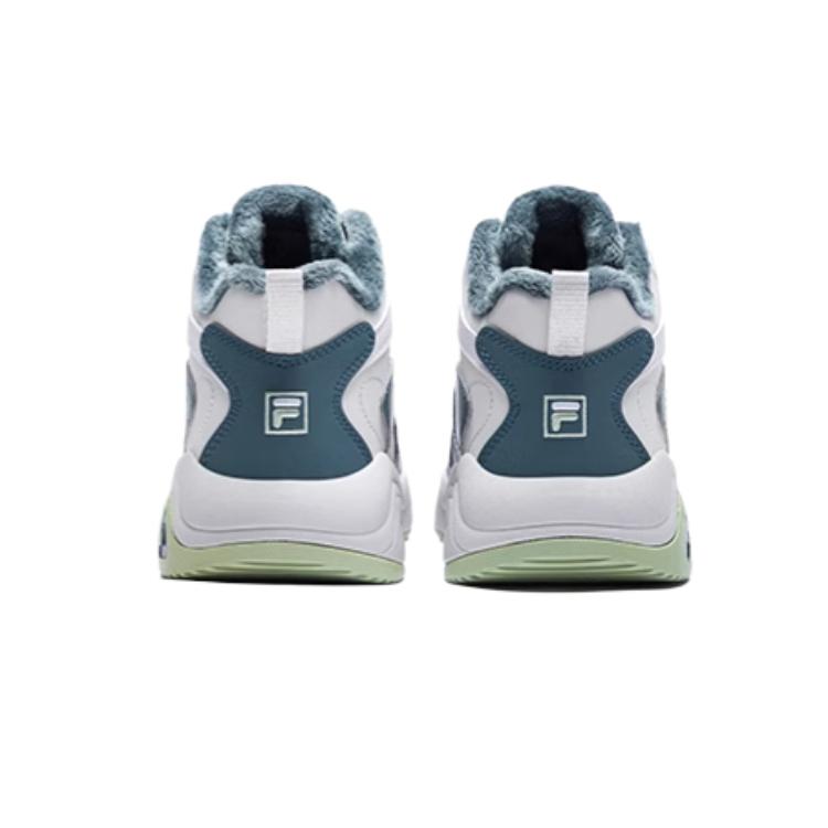 Детские ботинки BOA из хлопка Mushroom Gray Downpour Gray FILA KIDS, серый — фото 4