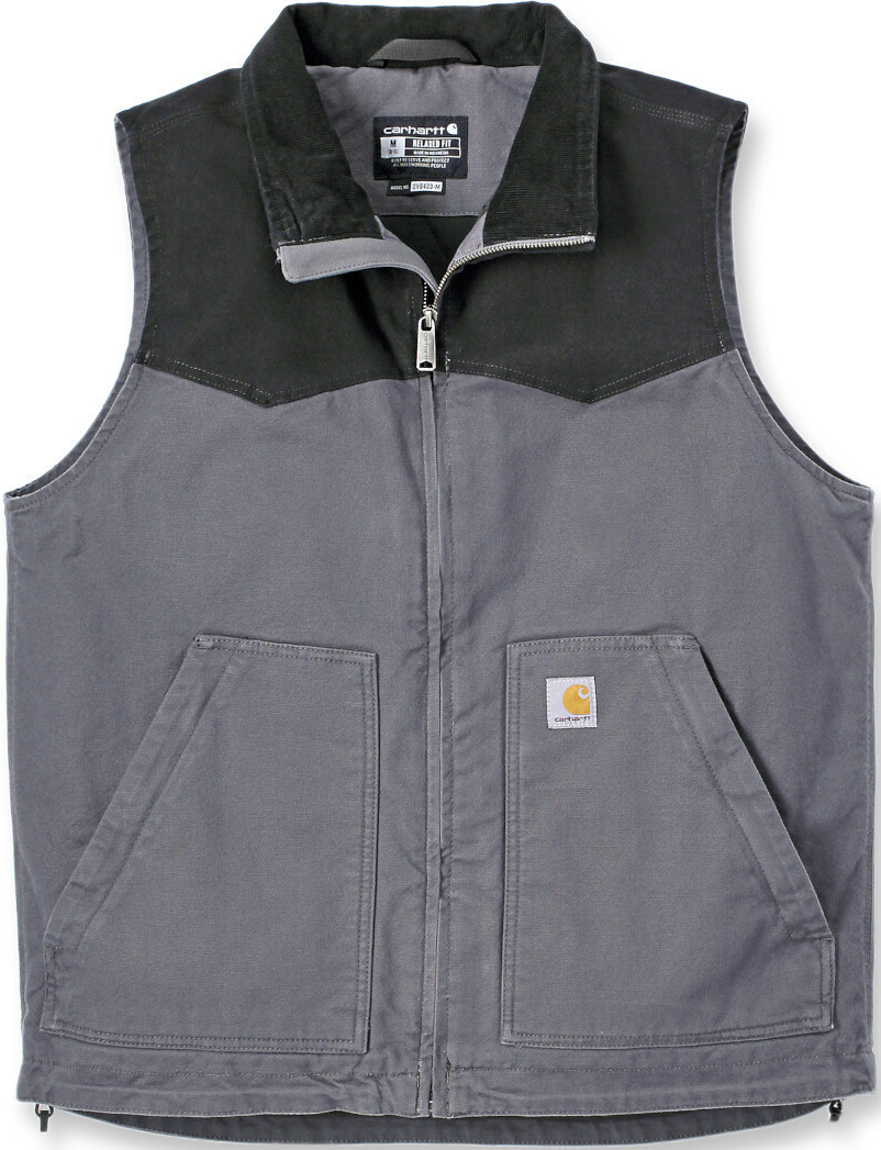 

Жилет Carhartt Montana Rugged Flex Relaxed Fit Duck Vest, цвет Grey/Black, Черный, Жилет Carhartt Montana Rugged Flex Relaxed Fit Duck Vest, цвет Grey/Black