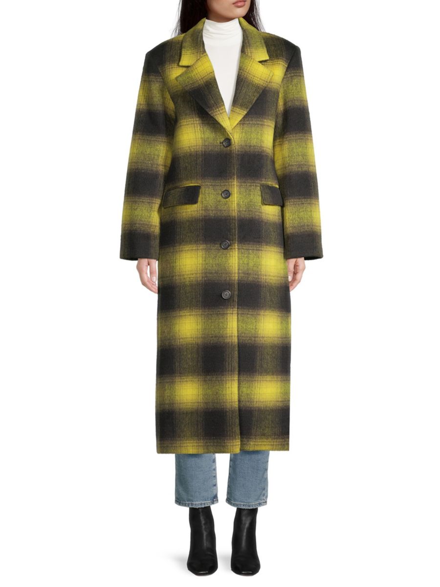 

Длинное пальто в клетку Alma Apparis, цвет Nior Yellow, Желтый, Длинное пальто в клетку Alma Apparis, цвет Nior Yellow
