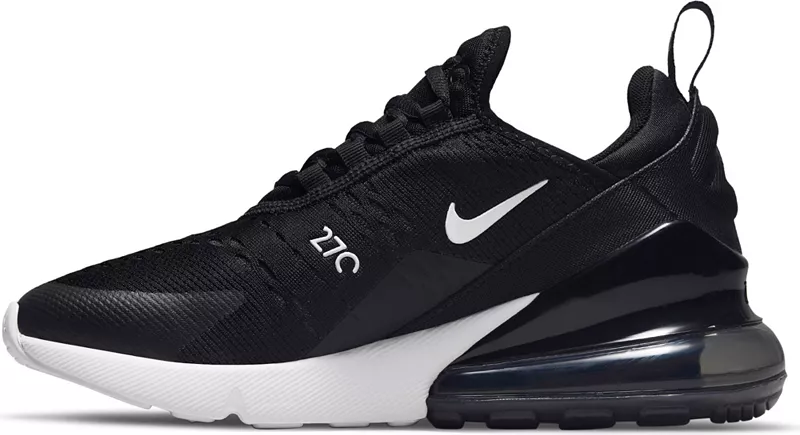 Детские кроссовки Nike Air Max 270 для начальной школы, белый/черный/красный — фото 2