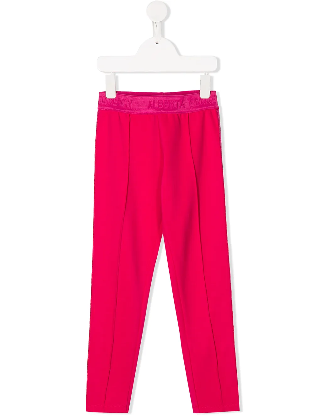 

Леггинсы с логотипом на поясе Alberta Ferretti Kids, розовый