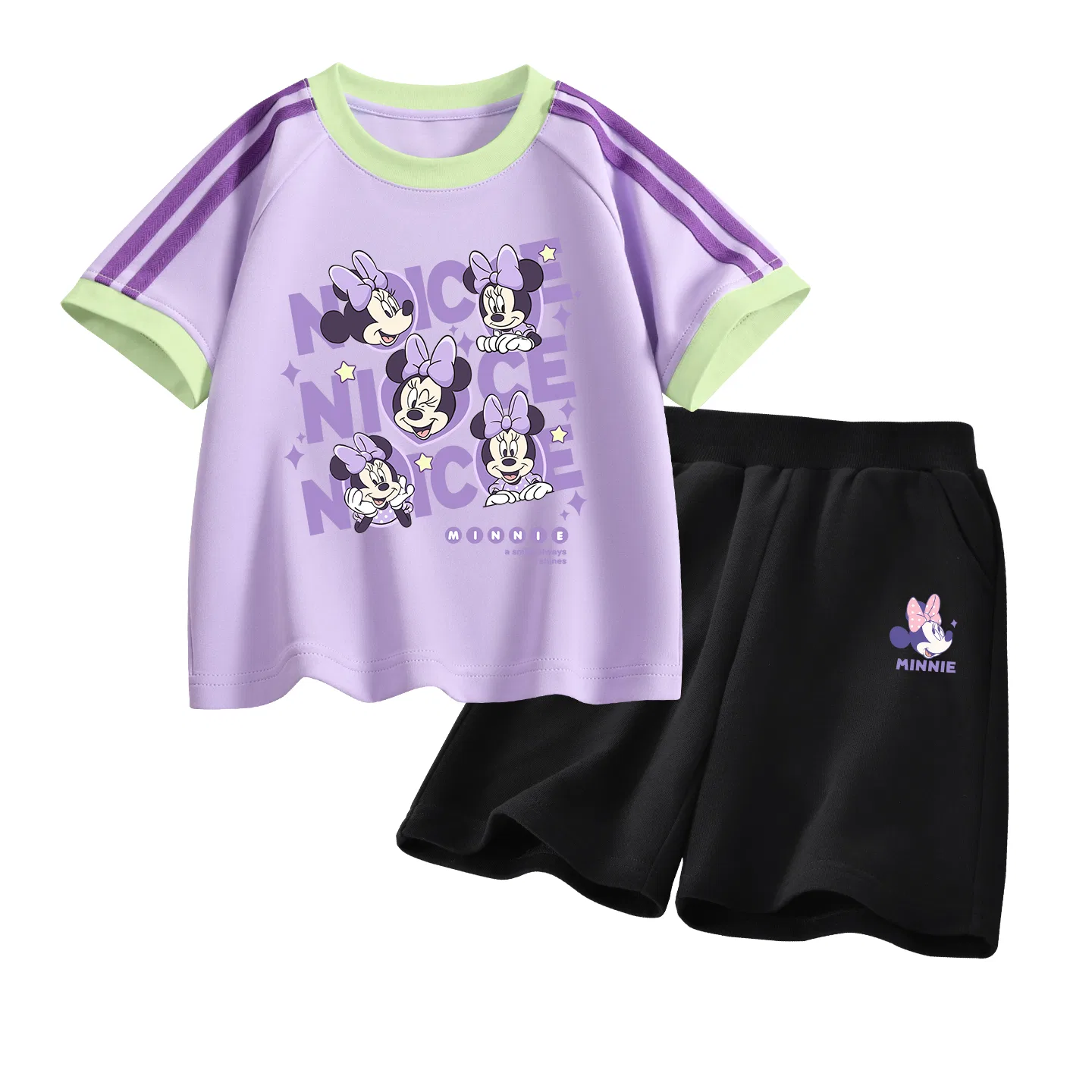 Детский спортивный костюм Casual Sportswear 2 Piece Set Disney, Di Smile Nini K Mousse Pink+Di Smile Nini K Gray — фото 4