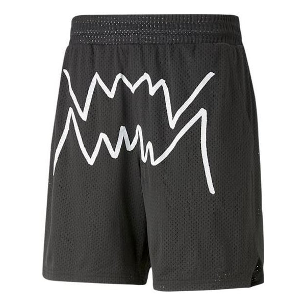 

Шорты jaws core basketball shorts 'black white' Puma, черный