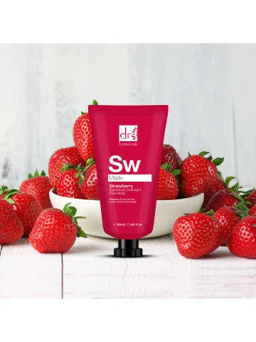 Маска для лица Dr Botanicals — Ночная Strawberry, 50 мл — фото 4