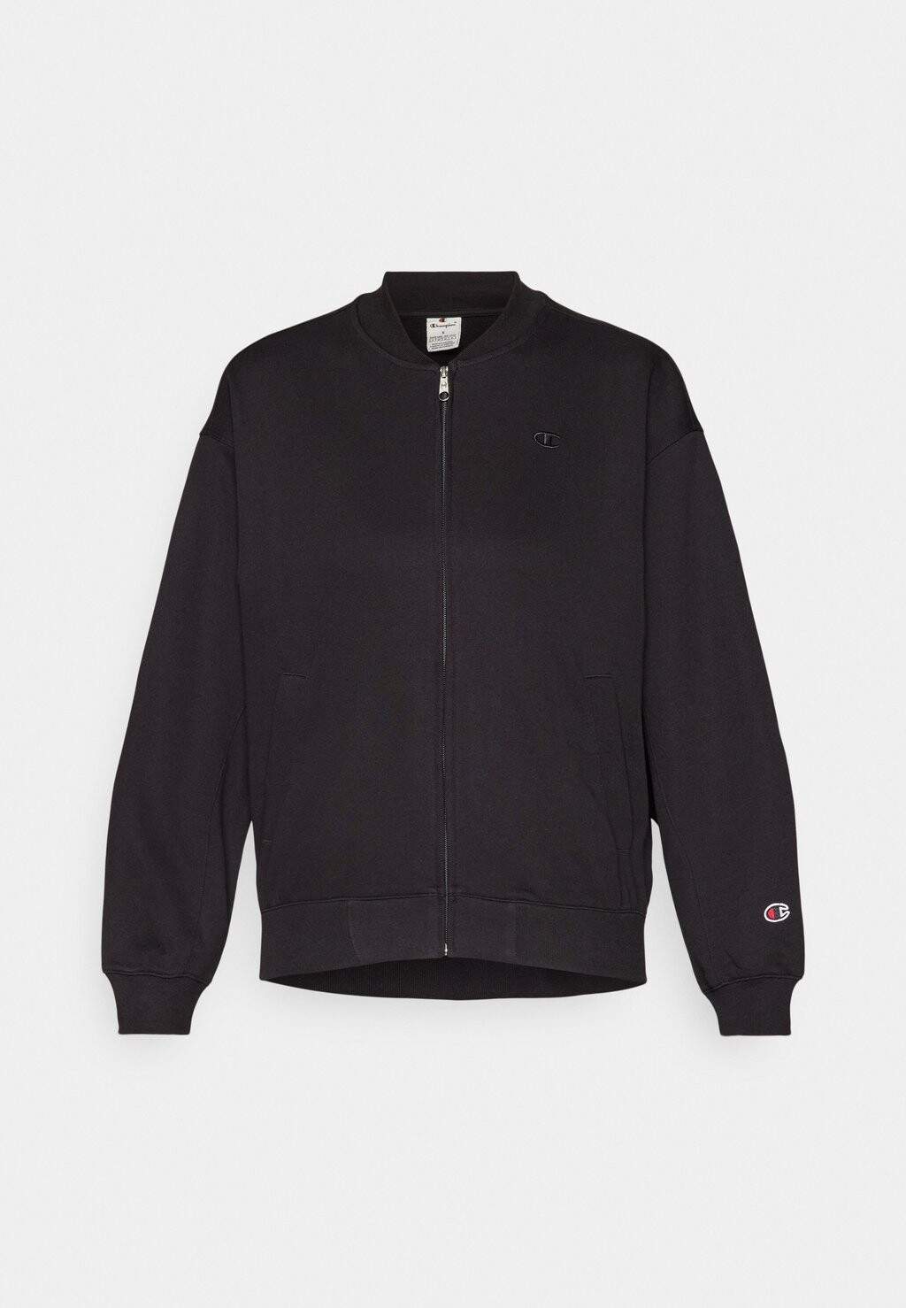 

Толстовка на молнии ICONS LOOSE BOMBER SMALL LOGO Champion, черный