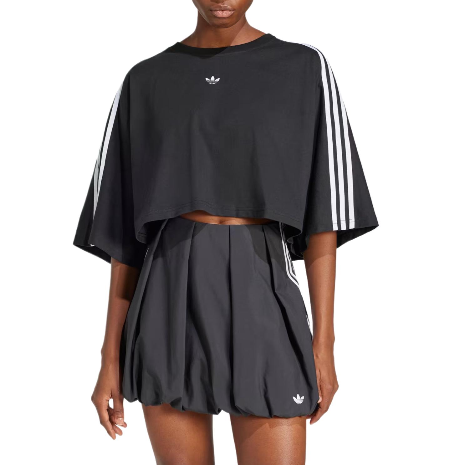 Adilenium Season 3 Бокси оверсайз футболка Adidas Originals, черный — фото 2