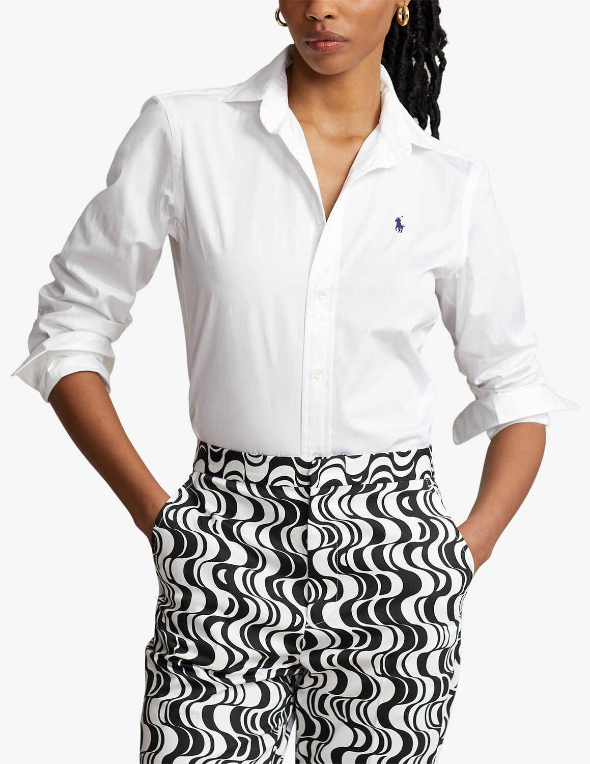 

Рубашка Джорджии Ralph Lauren, белый