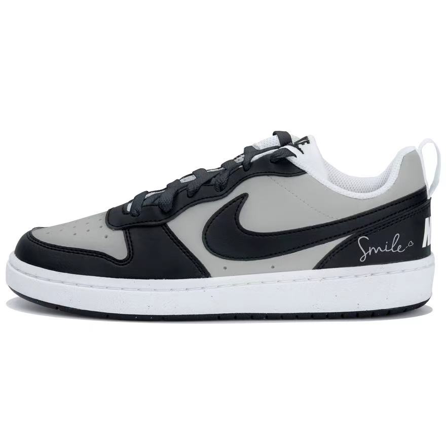 

Court Borough Smile Tide Low top Детские скейтбординговые кроссовки Подростки Nike, черный/серый