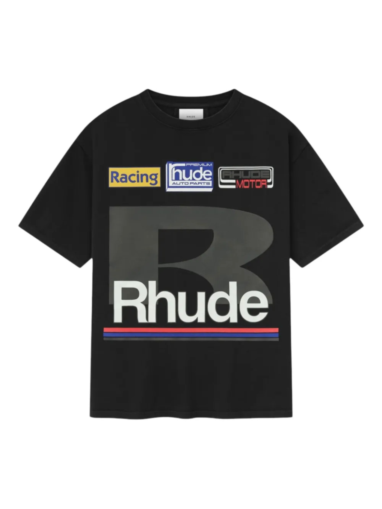 

Футболка с логотипом RHUDE, черный