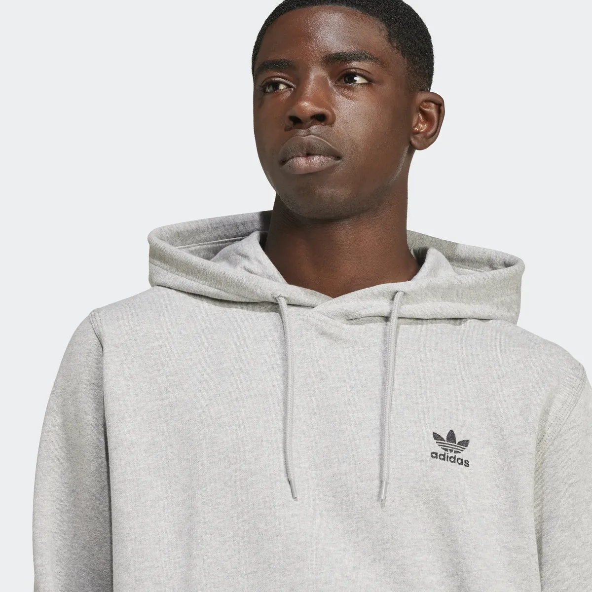 Толстовка Adidas Originals с капюшоном "ESS HD", серый — фото 4