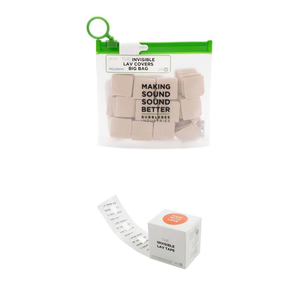 

Bubblebee Industries Invisible Lav Covers Moleskin Big Bag Kit