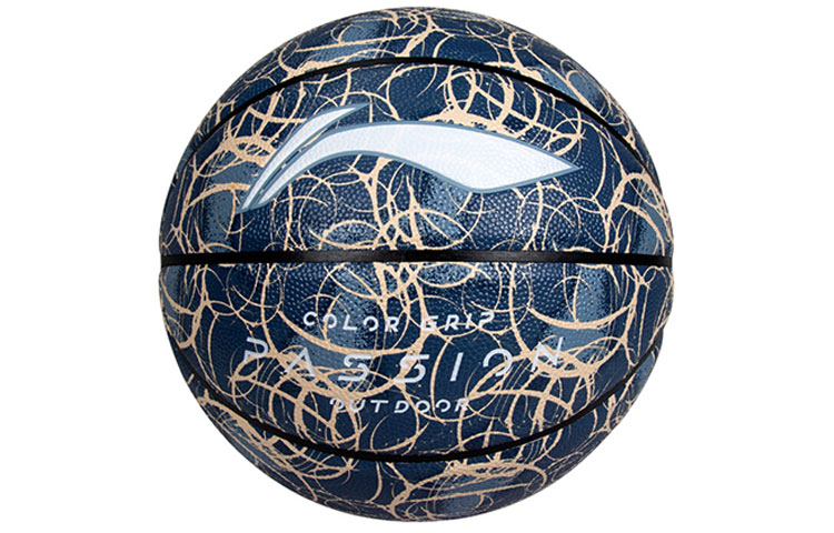 

Badfive PU баскетбольный мяч navy blue размер 7 тренировочный unisex LINING, Size 7 Ball