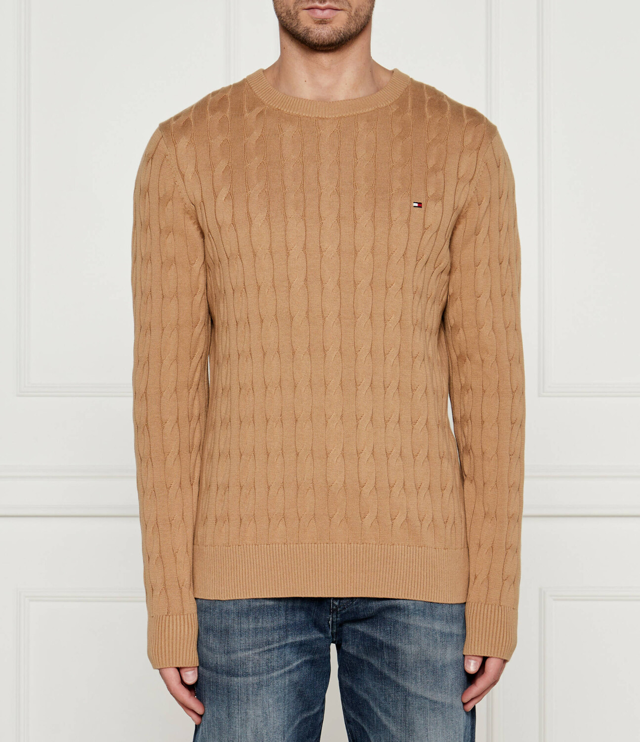 

Свитер Tommy Hilfiger CLASSIC CABLE Regular Fit, бежевый