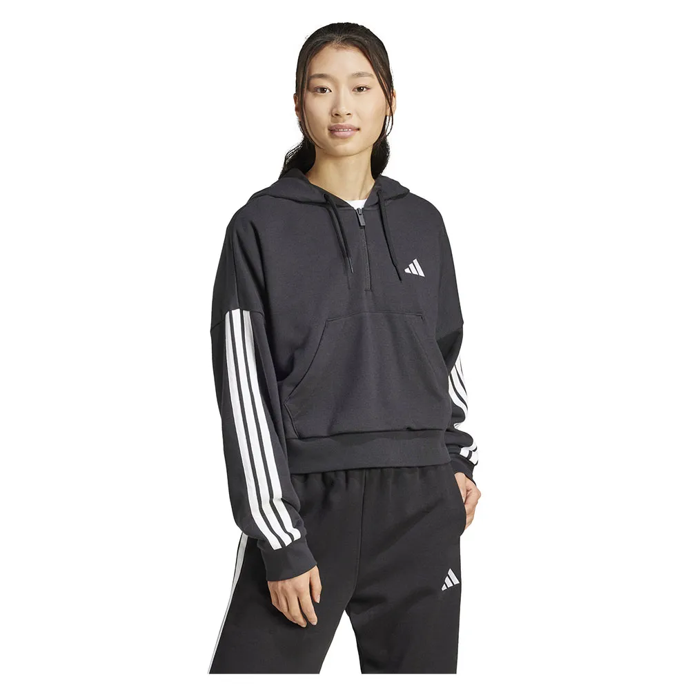 

Худи adidas Essentials 3 Stripes French Terry, черный