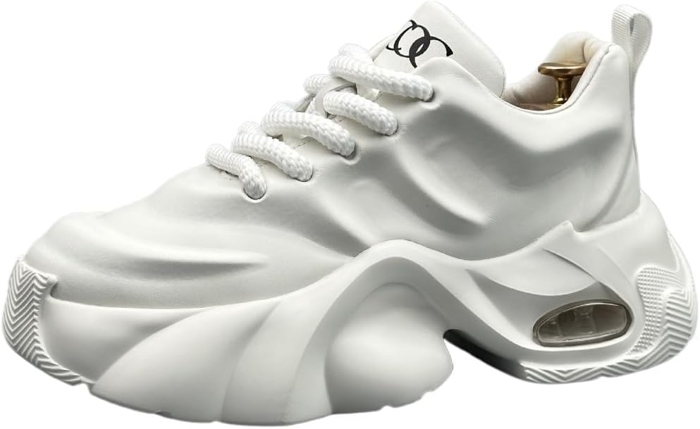 

Мужские удобные и прочные спортивные туфли с верхом из синтетической кожи, легкие кроссовки для тренировок в помещении и на улице, прогулок, работы, путешествий, занятий в спортзале и повседневного использования Ctkvbmeoi, белый