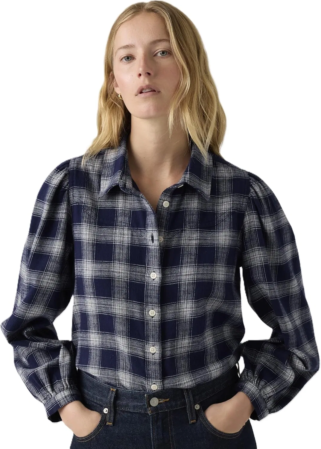 Блуза с завышенным рукавом JOURNEY, Levi's, шахтерский экспорт S