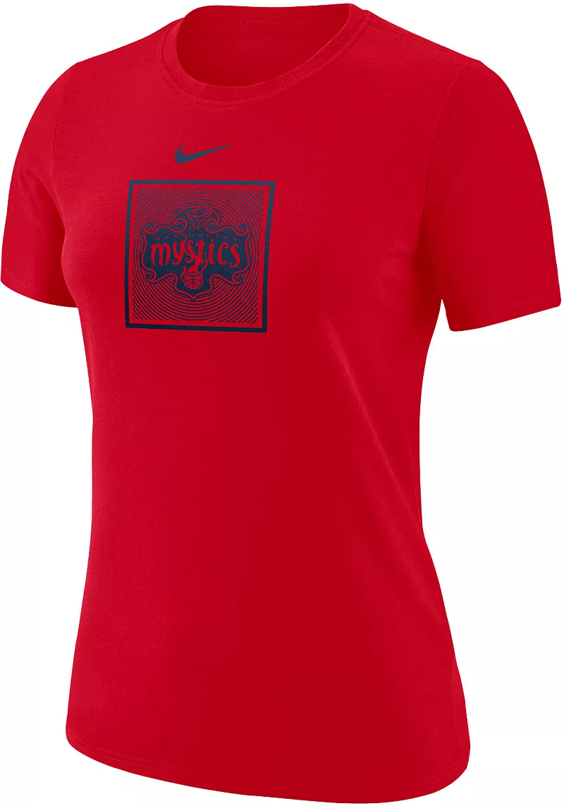 

Женская хлопковая футболка с логотипом Nike Washington Mystics