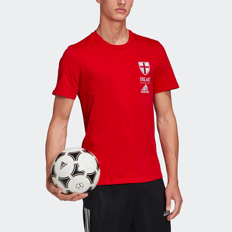 Футболка мужская Adidas красная — фото 3