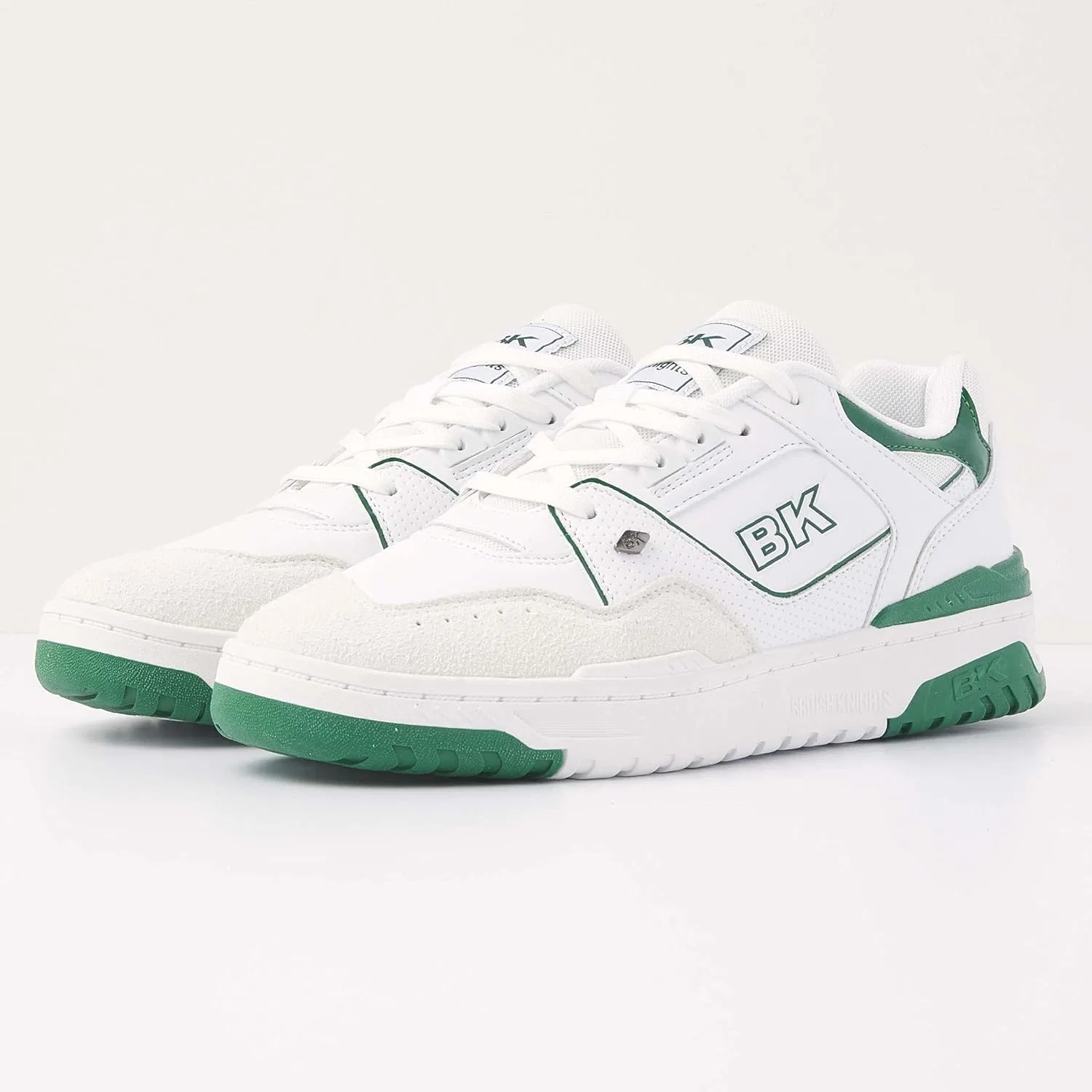 Кроссовки British Knights Men's Vendon Trainers, White, Dark Green, Cream White — фото 2