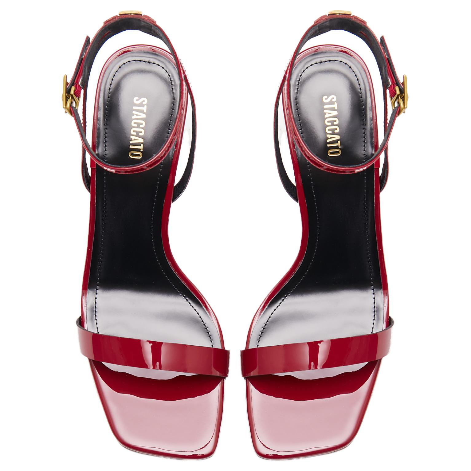 Vivian Сандалии на одной бретели 7.5 см Женские Красный Staccato, Ancora Red — фото 4