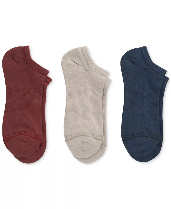 

Мужские носки Originals Premium SuperSoft No Show, 3 пары Hanes, мультиколор