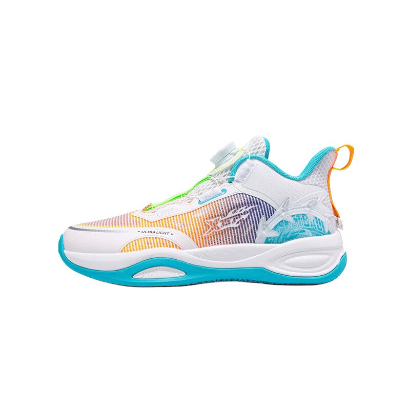 

Дышащие детские баскетбольные кроссовки среднего размера для подростков XTEP, белый