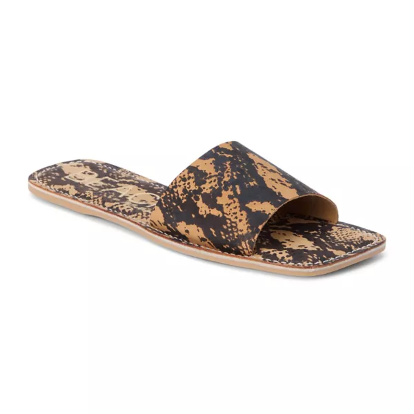 Босоножки Bali slide женские Beach By Matisse, цвет tan python